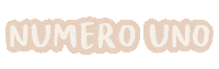 Numero Uno Sticker