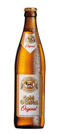 goldochsen party bier prost feiern Sticker
