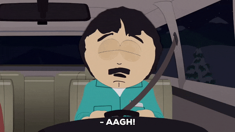 scared crash GIF by South Park 