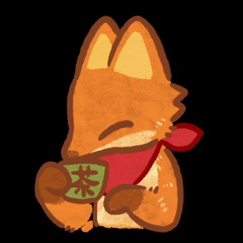 giphyupload drink fox chill tea GIF