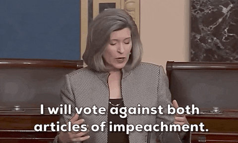 Joni Ernst Impeachment GIF by GIPHY News