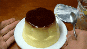 Giga Pudding ぷりん GIF