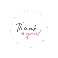 Thank You Sticker by benuta