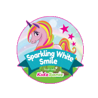 Brush-Baby smile sticker unicorn teeth Sticker