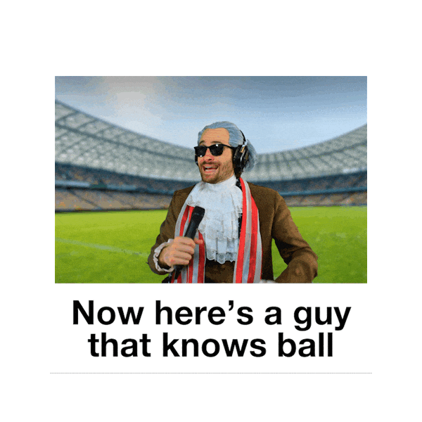 Sports Announcer Knowledge Sticker