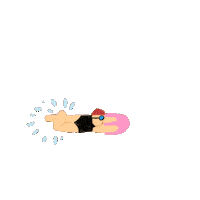 Summer Swimming Sticker