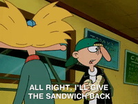 hey arnold nicksplat GIF