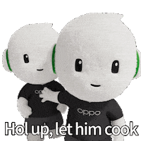 Let Hold Up Sticker by OPPO