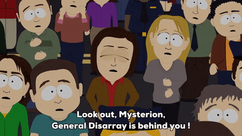 scared theater GIF by South Park 