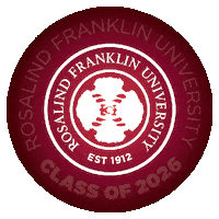 Rfu Sticker by Rosalind Franklin University of Medicine and Science