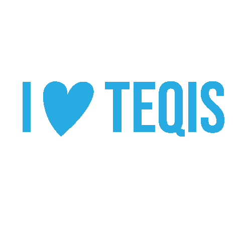 teqis love blue like teq Sticker