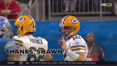 krahn23 giphygifmaker packers aaron rodgers GIF