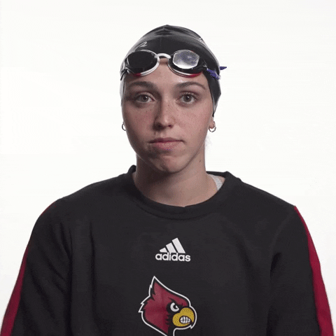 University Of Louisville Swimming GIF by Louisville Cardinals