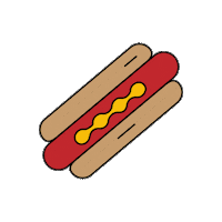 hot dog Sticker by Delish