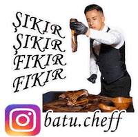 batuchef food chef meat steak Sticker