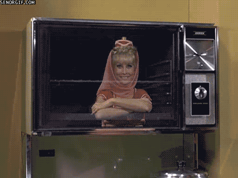 i dream of jeanie explosion GIF by Cheezburger