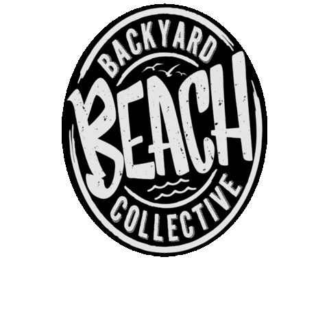 backyardbeachcollective backyard backyard beach collective backyardbeachcollective backyard beach Sticker