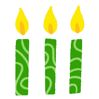 Birthday Candle Sticker