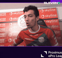 Zulte Waregem Reaction GIF by ElevenSportsBE