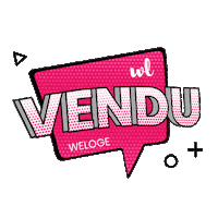 Weloge immobilier immo vendu agenceimmo Sticker