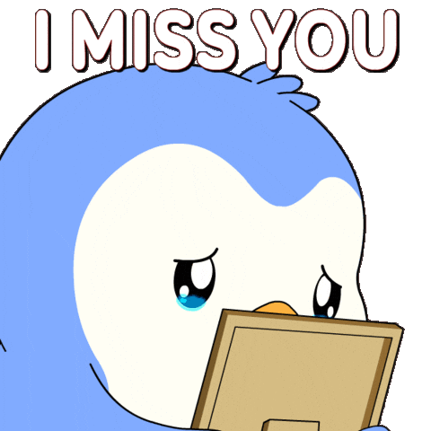 Miss U Sticker by Pudgy Penguins