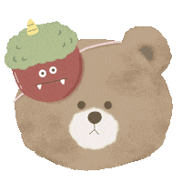 くま Sticker by fuwakuma.yuco