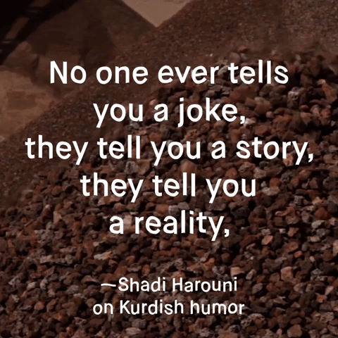 shadi harouni on kurdish humor