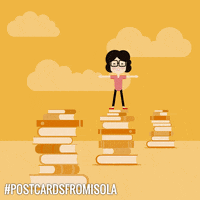 postcardsfromisola happy jump books postcardsfromisola GIF