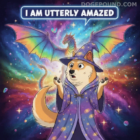 Rainbow Wow GIF by Doge Pound