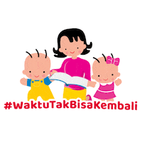 Happy Family Sticker by Morinaga Platinum