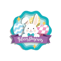 Easter Bunnies Bunny Sticker by Fresa Creativa