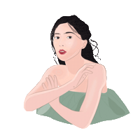 Illustration Isyana Sticker by npureofficial
