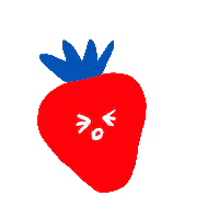 Happy Fruit Sticker by Halcyon Nights