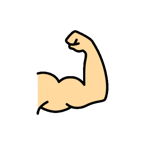 Strong Arm Sticker by Topli uzitki