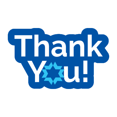 New Post Thank You Sticker by Canadian Shaare Zedek Hospital Foundation