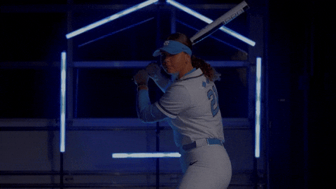 Softball Swing GIF by UNC Tar Heels