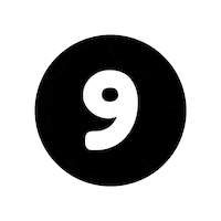 Number Blanco Sticker
