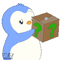 Question Mark Penguin Sticker by Pudgy Penguins