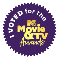 I Vote Mtv Awards Sticker by MTV Movie & TV Awards