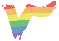 Rainbow Pride Sticker by Vegans of Rosenheim
