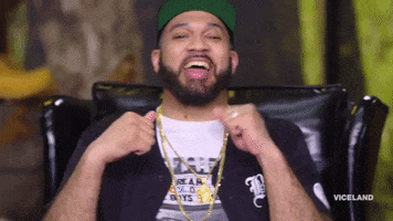 cheer lol GIF by Desus & Mero