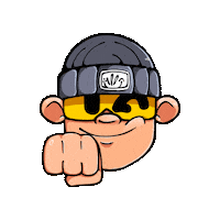 SLIGyob happy smile yellow boy Sticker