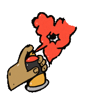 Rarehearts corazon graffiti graff vandal Sticker