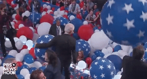 democratic national convention balloon GIF by Election 2016