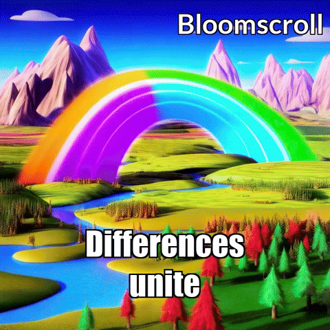 Unity Rainbow GIF by Bloomscroll
