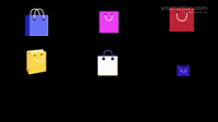 Shopping Bags And Sale Icons Pack | Video |You Motion