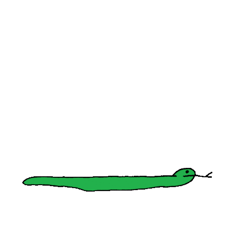 Sticker Snake Sticker by Steven Kraan