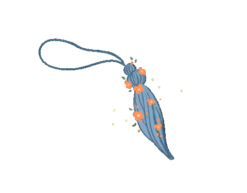 Harry Potter Flower Sticker