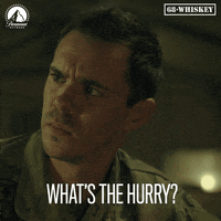 Hurry Slowdown GIF by Paramount Network