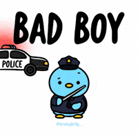 brainybirdy bird boy oh no bad GIF